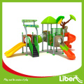 Eco-friendly Kids Adventure Playground Equipment with Multiple Slides